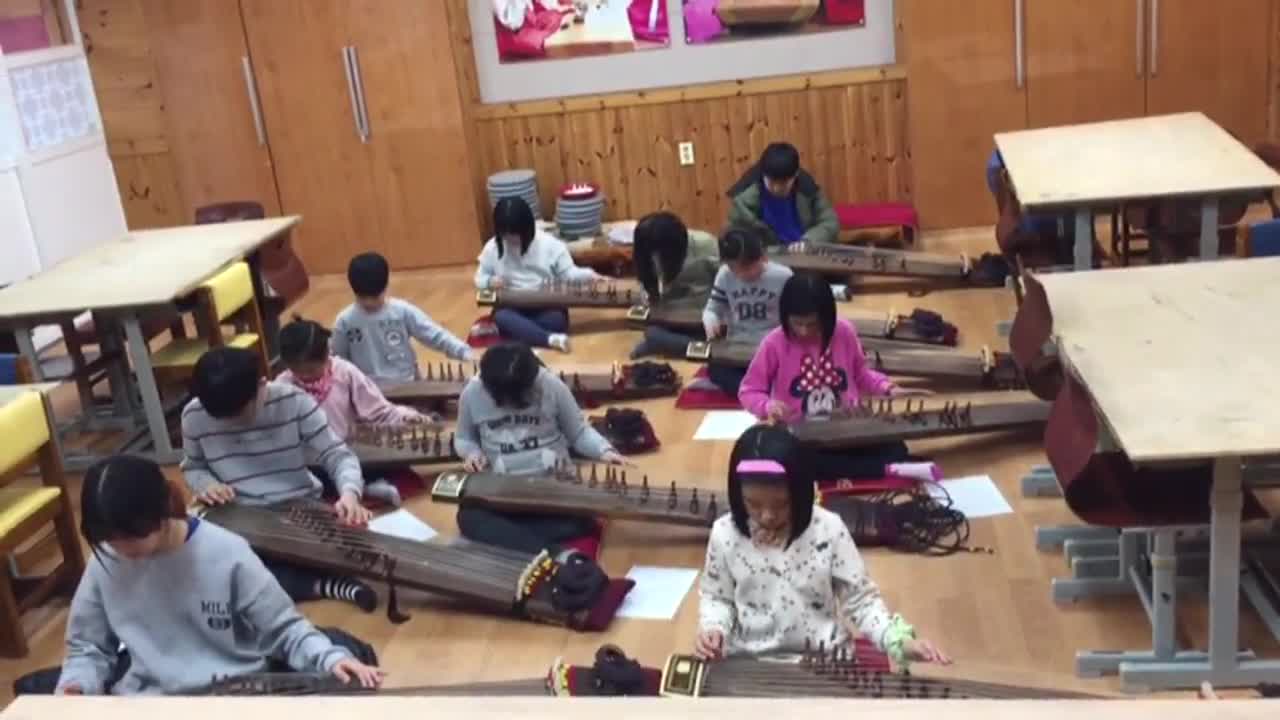 3,6학년 가야금 수업