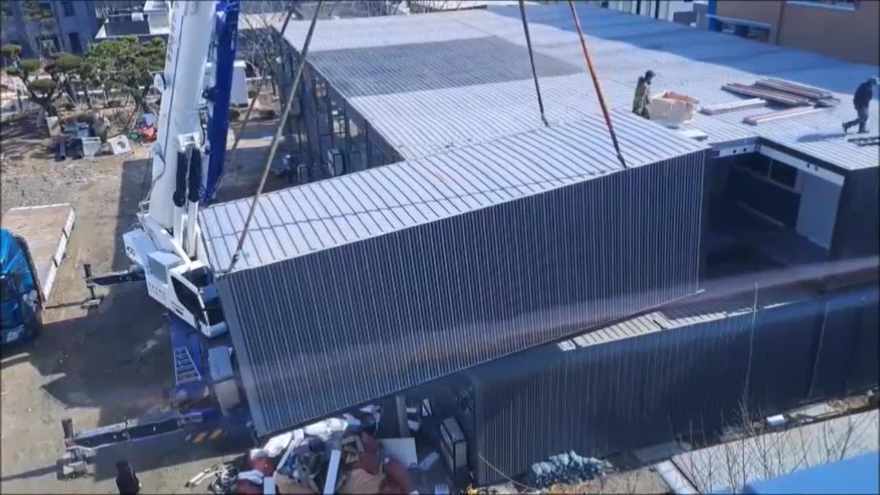 2025.02.2. 모듈러교실 해체 작업